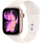 Умные часы Apple Watch Series 11 42mm Rose Gold Aluminum Case with Light Blush Sport Band (S/M)