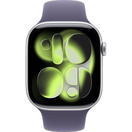 Умные часы Apple Watch Series 11 46mm Silver Aluminum Case with Purple Fog Sport Band (S/M) — изображение 2