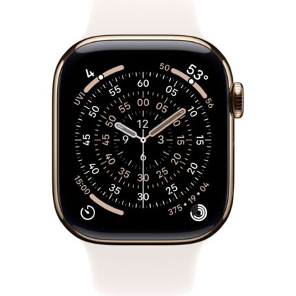 Умные часы Apple Watch Series 11 42mm Gold Titanium Case with Light Blush Sport Band (S/M) — изображение 2