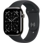 Умные часы Apple Watch Series 11 46mm Slate Titanium Case with Black Sport Band (S/M)