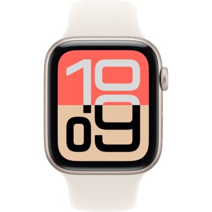 Умные часы Apple Watch SE 3 44mm Starlight Aluminum Case with Starlight Sport Band (S/M) — изображение 2