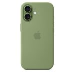 Чехол защитный Apple Silicone Case with MagSafe для iPhone 17 Light Moss