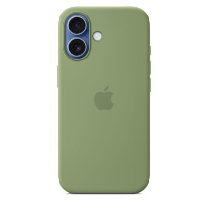 Чехол защитный Apple Silicone Case with MagSafe для iPhone 17 Light Moss — изображение 3