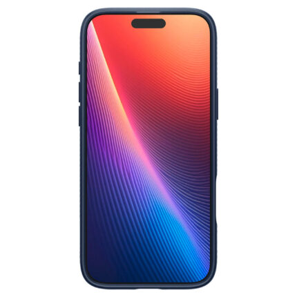  Чехол защитный Spigen Liquid Air для iPhone 16 Pro Max Темно-синий (Metal Slate) — изображение 2