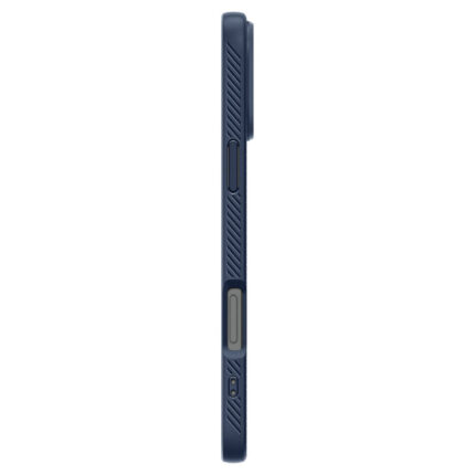  Чехол защитный Spigen Liquid Air для iPhone 16 Pro Max Темно-синий (Metal Slate) — изображение 4