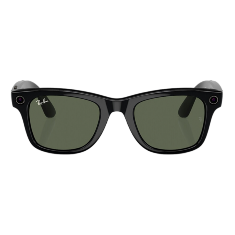 29746.970 Умные очки Ray-Ban Wayfarer Shiny Black/G15 Green (RW4006) — изображение 1