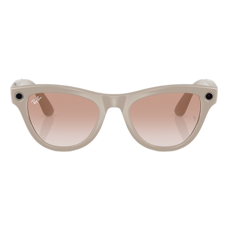 29751.970 Умные очки Ray-Ban Skyler Shiny Chalky Gray/Cinnamon Pink (RW4010) — изображение 1