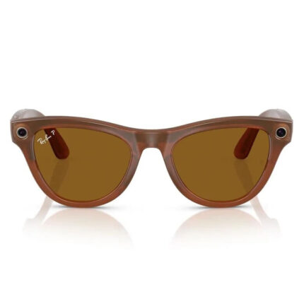 Умные очки Ray-Ban Skyler Shiny Caramel/Polar Brown (RW4010)