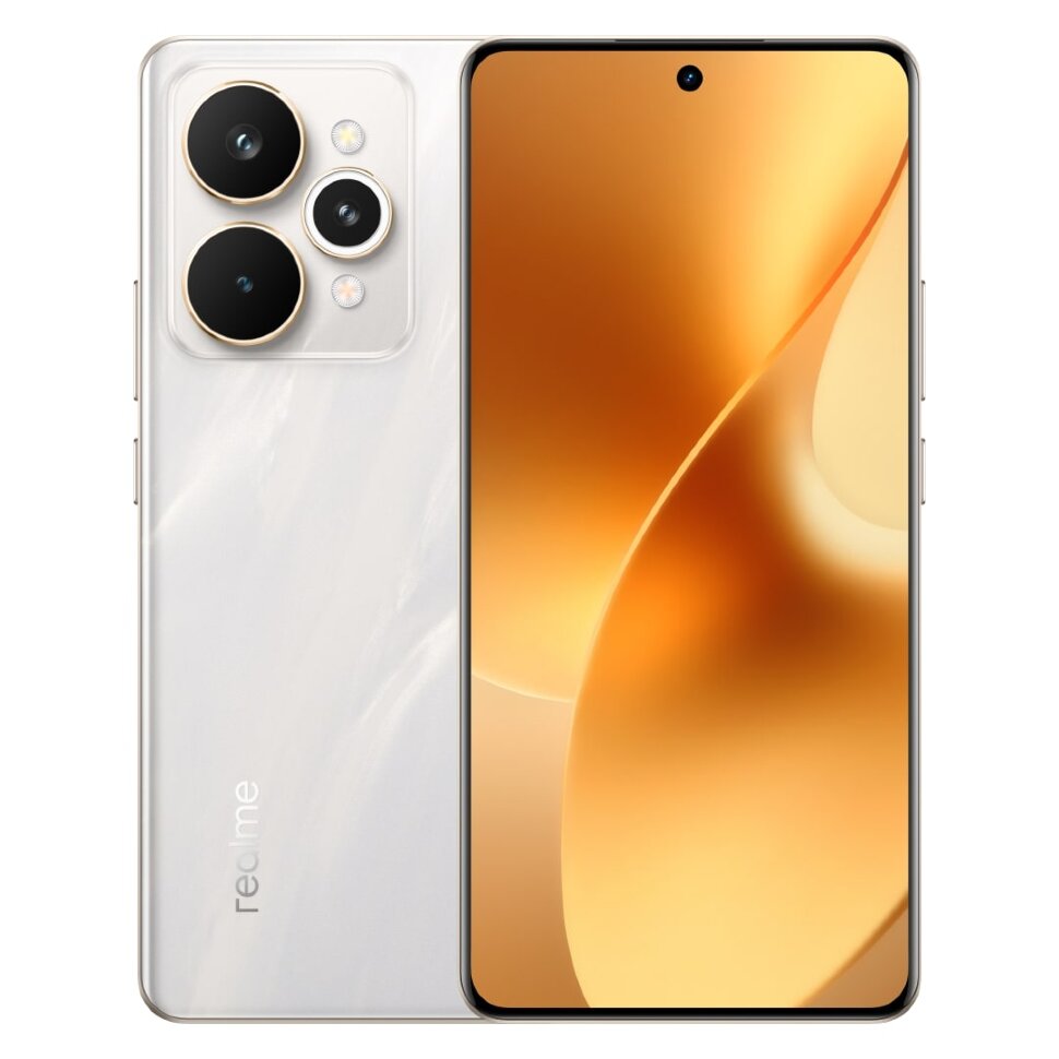 30292.970 Смартфон realme 15 Pro 5G 12/512GB Белый (Flowing Silver) — изображение 1