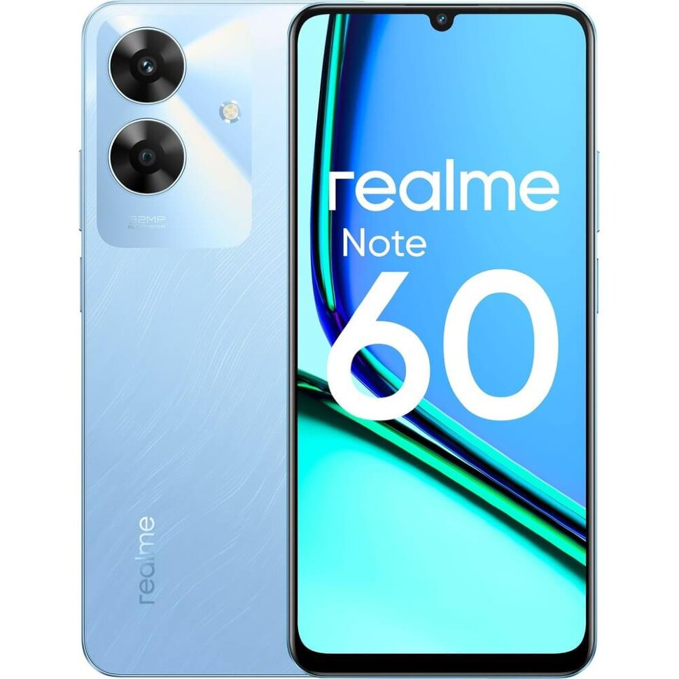 30305.970 Смартфон realme Note 60 6/128GB Голубой (Voyage Blue) — изображение 1