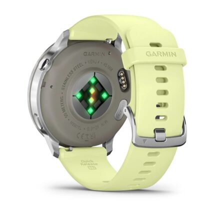 Умные часы Garmin Venu 4 45mm Silver with Citron Silicone Band (010-03014-02) — изображение 4