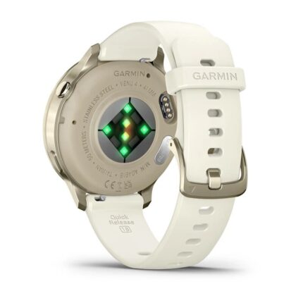 Умные часы Garmin Venu 4 41mm Lunar Gold with Bone Silicone Band (010-03013-00) — изображение 4