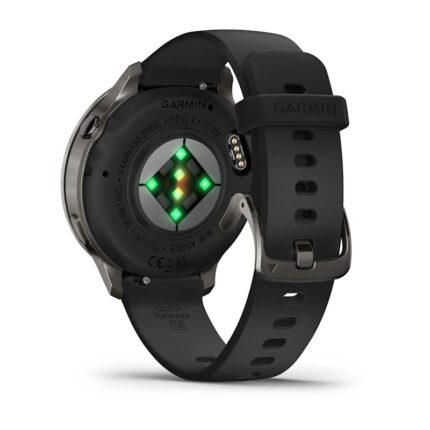 Умные часы Garmin Venu 4 41mm Slate with Black Silicone Band (010-03013-02) — изображение 4