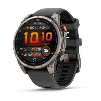 Умные часы Garmin Fenix 8 Pro 47mm AMOLED Sapphire Titanium with Graphite/Black Silicone Band (010-03198-10)