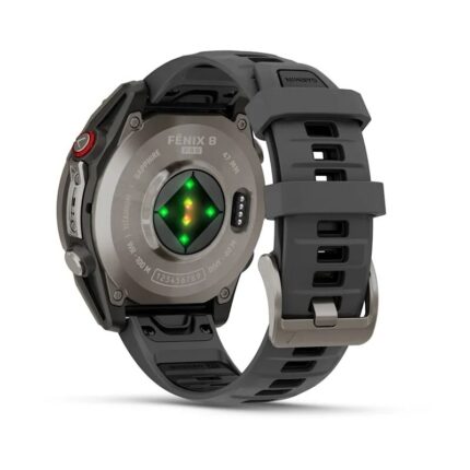 Умные часы Garmin Fenix 8 Pro 47mm AMOLED Sapphire Titanium with Graphite/Black Silicone Band (010-03198-10) — изображение 4