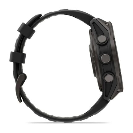 Умные часы Garmin Fenix 8 Pro 47mm AMOLED Sapphire Carbon Gray DLC Titanium with Black/Pebble Gray Silicone Band (010-03198-00) — изображение 5