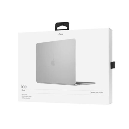 Чехол защитный uBear Ice Case для MacBook Air 15 (M2/M3/M4) Белый — изображение 5