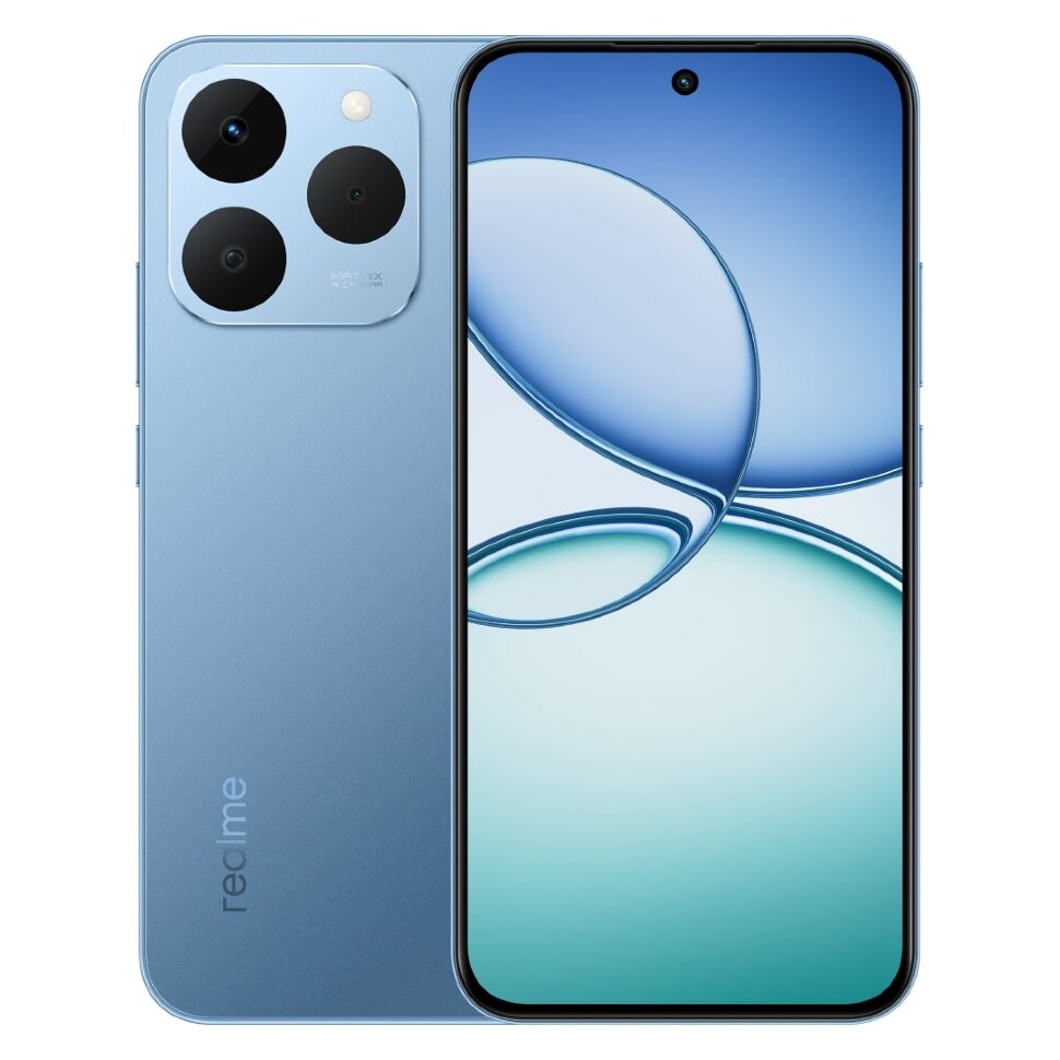32172.970 Смартфон realme 15T 8/256GB Синий (Silk Blue) — изображение 1