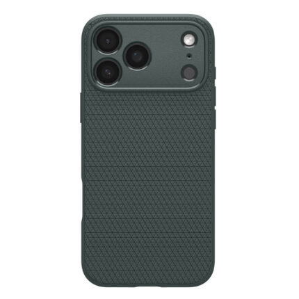Чехол защитный Spigen Liquid Air для iPhone 17 Pro Зеленый (Abyss Green)
