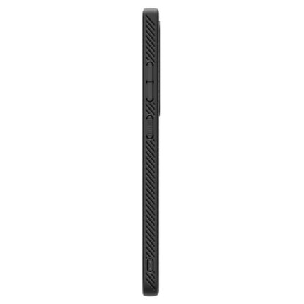 Чехол защитный Spigen Liquid Air для Samsung Galaxy S25 Ultra Черный (Matte Black) — изображение 4