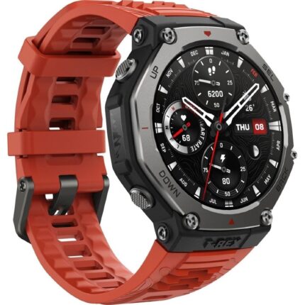 Умные часы Amazfit T-Rex 3 Красный (Lava Red) — изображение 3