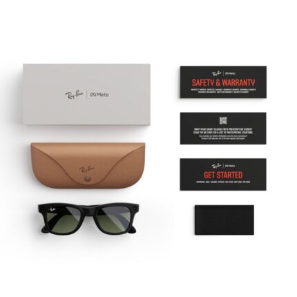 Умные очки Ray-Ban Wayfarer (Gen 2) Shiny Black G-15 Green (L) — изображение 4