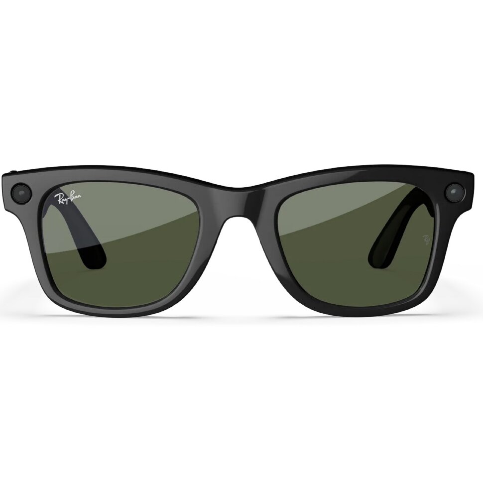 33493.970 Умные очки Ray-Ban Wayfarer (Gen 2) Shiny Black G-15 Green (M) — изображение 1