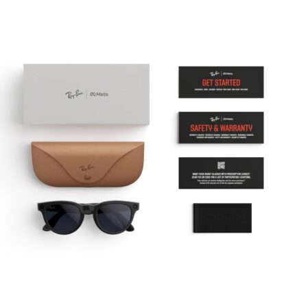 Умные очки Ray-Ban Headliner (Gen 2) Shiny Black Clear/Sapphire Transitions (RW4013) — изображение 4