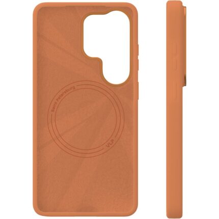 Чехол защитный VLP Aster Pro Case с MagSafe для Samsung Galaxy S26 Ultra Оранжевый — изображение 3