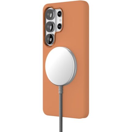 Чехол защитный VLP Aster Pro Case с MagSafe для Samsung Galaxy S26 Ultra Оранжевый — изображение 4