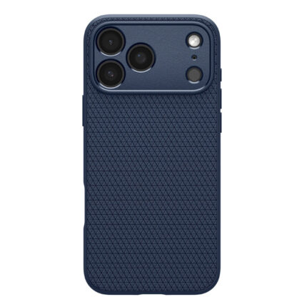 Чехол защитный Spigen Liquid Air для iPhone 17 Pro Max Синий (Navy Blue)