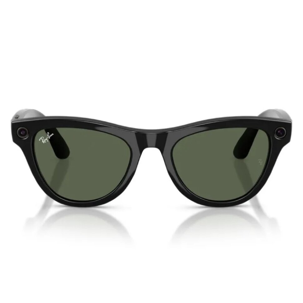 35579.970 Умные очки Ray-Ban Skyler (Gen 2) Shiny Black/G-15 Green (RW4014) — изображение 1