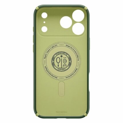 Чехол защитный Spigen Nano Pop Hybrid MagSafe для iPhone 17 Pro Зеленый (Avo Green) — изображение 2