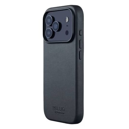 Чехол защитный Mujjo Leather для iPhone 17 Pro Серый (Basalt) — изображение 3