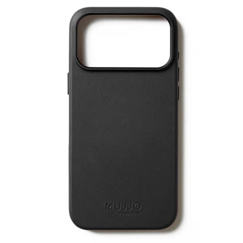 36633.970 Чехол защитный Mujjo Leather для iPhone 17 Pro Max Черный (Black) — изображение 1