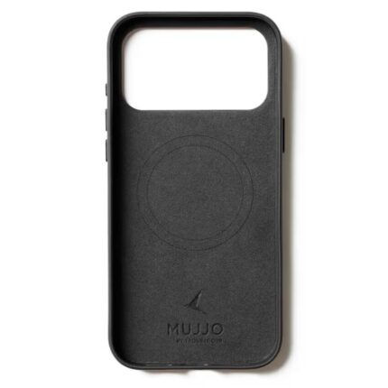 Чехол защитный Mujjo Leather для iPhone 17 Pro Max Черный (Black) — изображение 2