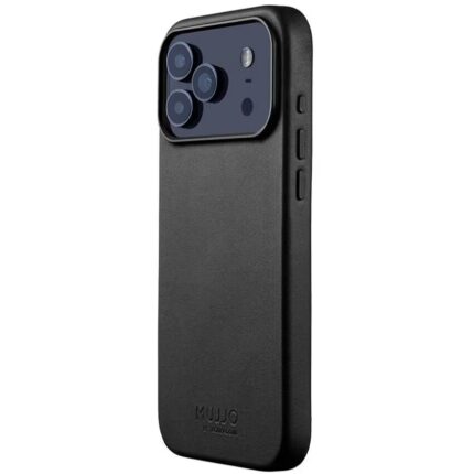 Чехол защитный Mujjo Leather для iPhone 17 Pro Max Черный (Black) — изображение 3