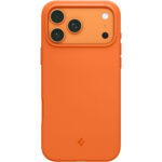 Чехол защитный Spigen Silicone Fit MagSafe для iPhone 17 Pro Max Оранжевый (Cosmic Orange)