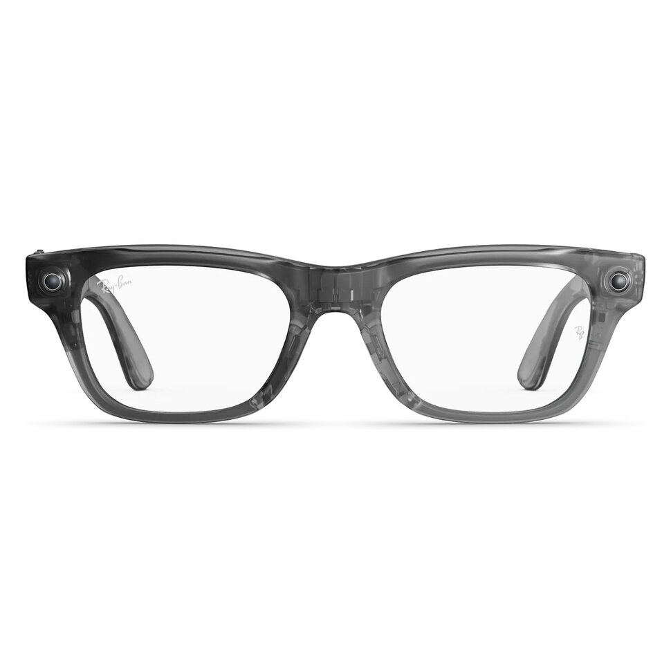 38009.970 Умные очки Ray-Ban Meta Blazer Optics (Gen 2) Matte Transparent Ice Grey (M) (RW7001) — изображение 1