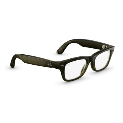 Умные очки Ray-Ban Meta Blazer Optics (Gen 2) Shiny Transparent Dark Olive (M) (RW7001) — изображение 4
