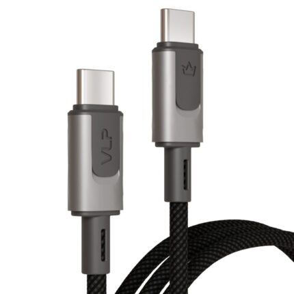 Кабель VLP Force Line USB-C to USB-C 1.2m 100W Черный