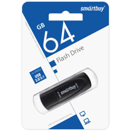 Флеш-накопитель SmartBuy 64GB Scout Black (SB064GB3SCK) — изображение 4