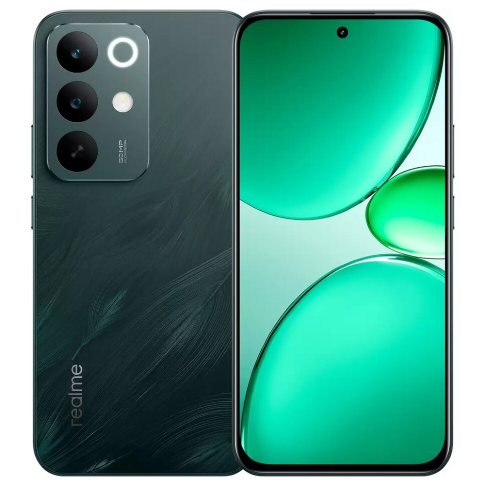 39274.970 Смартфон realme C85 Pro 6/128GB Зеленый (Peacock Green) — изображение 1