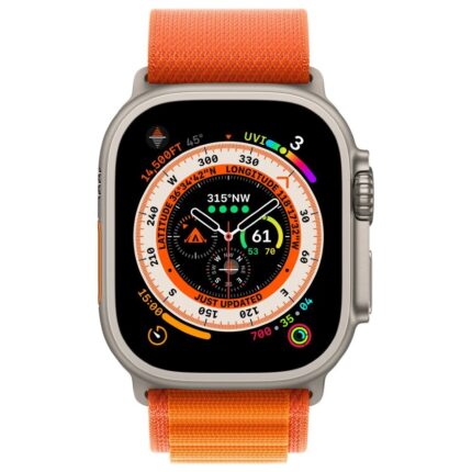 Умные часы Apple Watch Ultra 49mm Titanium Case Orange Alpine Loop (S) — изображение 2