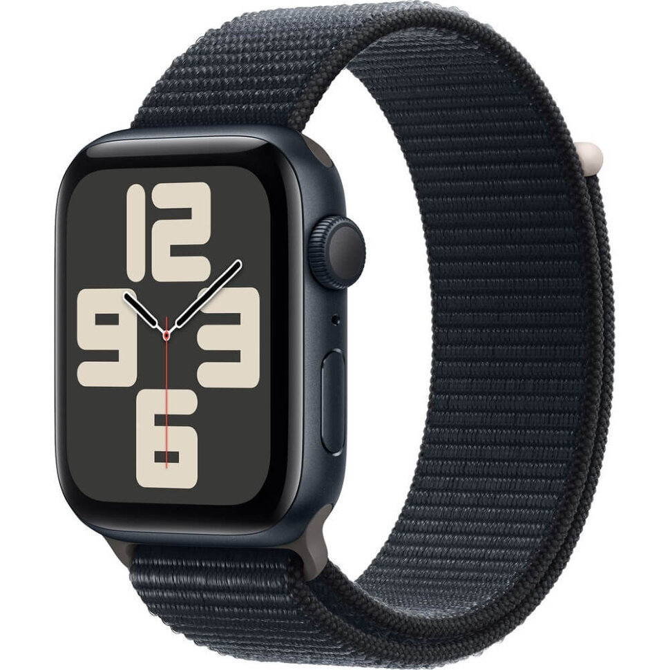 583.970 Умные часы Apple Watch SE 2023 44mm Midnight Aluminum Case with Midnight Sport Loop — изображение 1
