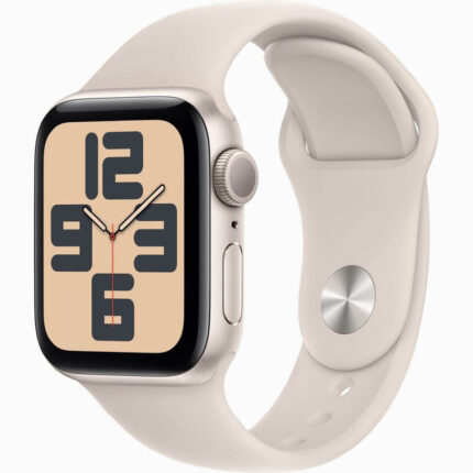 Умные часы Apple Watch SE 2023 44mm Starlight Aluminum Case with Starlight Sport Band (M/L)
