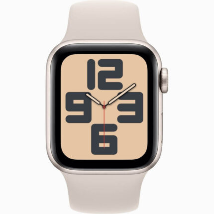 Умные часы Apple Watch SE 2023 44mm Starlight Aluminum Case with Starlight Sport Band (M/L) — изображение 2