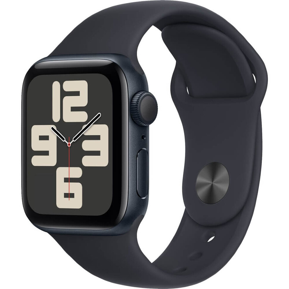 591.970 Умные часы Apple Watch SE 2023 44mm Midnight Aluminum Case with Midnight Sport Band (M/L) — изображение 1
