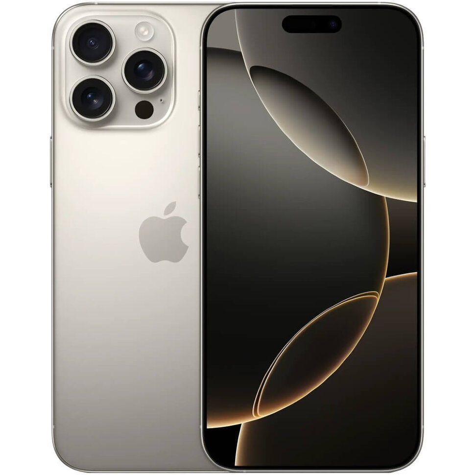 6128.970 Смартфон Apple iPhone 16 Pro Max 512GB Натуральный титан (Natural Titanium) — изображение 1