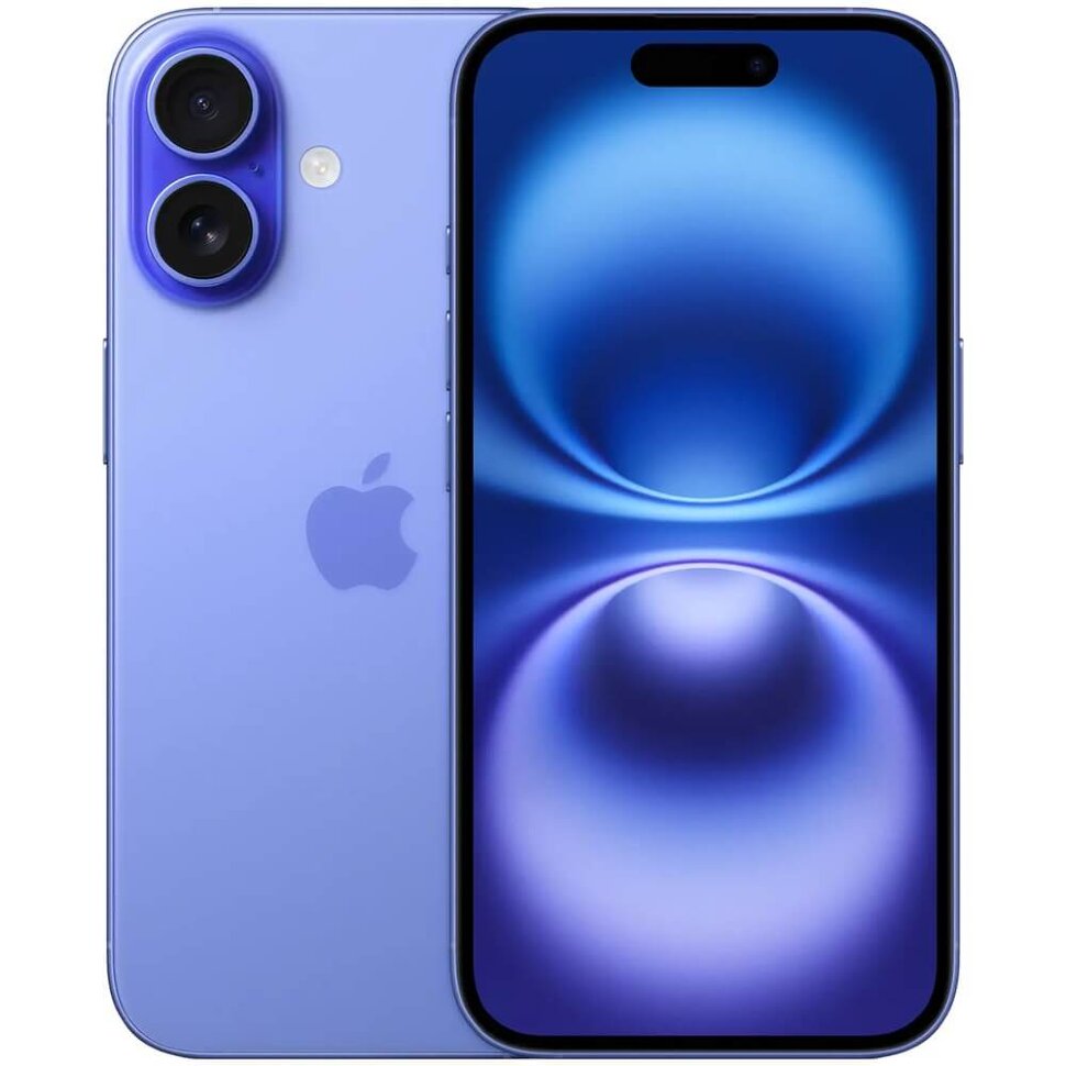 6565.970 Смартфон Apple iPhone 16 256GB Ультрамарин (Ultramarine) DualSim — изображение 1